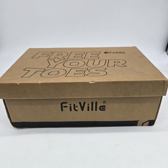 FitVille Shoe Men's 9.5 EW Composite Toe SR Sneakers V3 Black - Picture 10 of 12